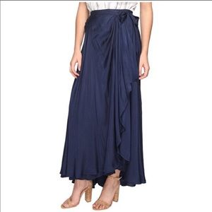 Jetset diaries navy wrap skirt